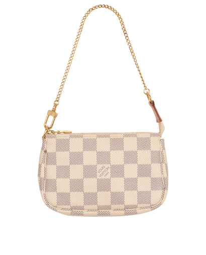 Mini Pochette, &pound;395, Handbags, Cream, Leather, Front view